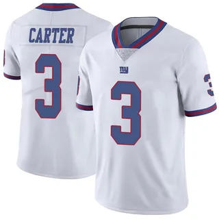 Abdul Carter New York Giants Men's Limited Color Rush Nike Jersey - White