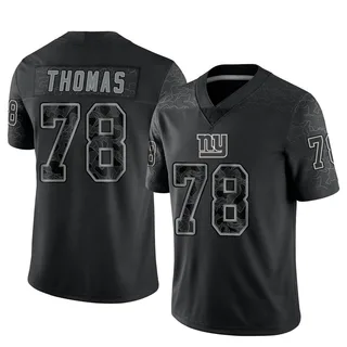 Andrew Thomas New York Giants Men's Limited Reflective Jersey - Black