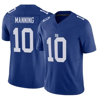 Eli Manning New York Giants Men's Limited Vapor F.U.S.E. Jersey - Royal