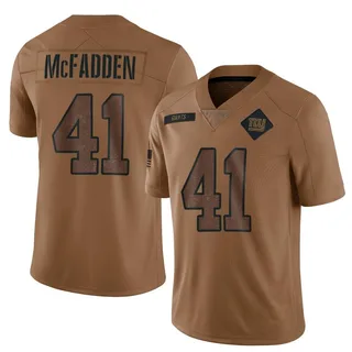 Micah McFadden New York Giants Men's Limited 2023 Salute To Service Jersey - Brown