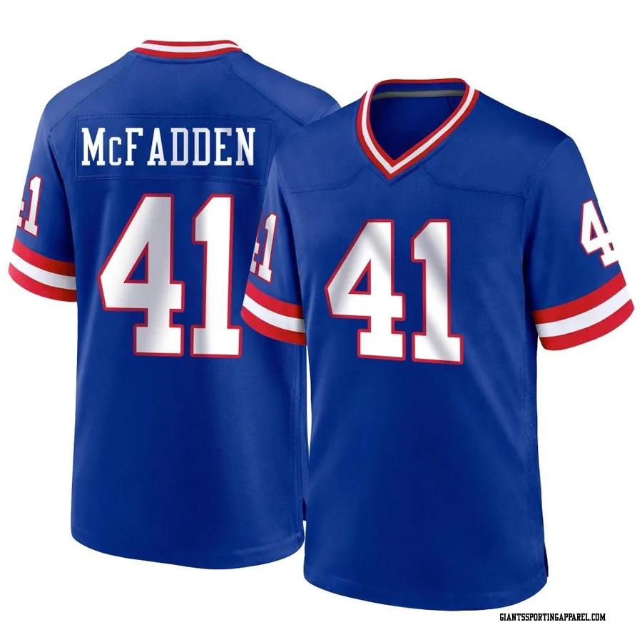 Micah McFadden New York Giants Youth Game Classic Nike Jersey - Royal